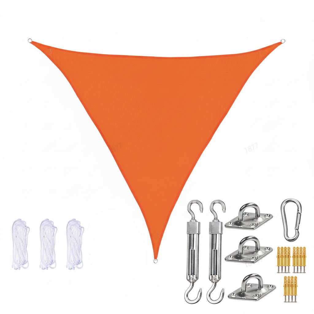 Shade Sail Triangle UV Protective, Garden Shade Sail for Terrace Yard and Balcony, Sun Sail for Camping Areas_19