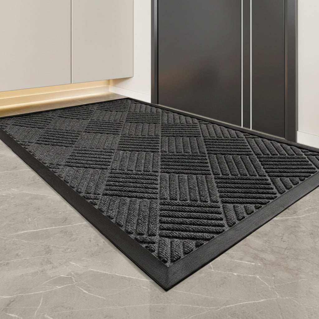 Door Mat for Wet Shoes, Absorbent Front Door Mat for Entrance and Hallway