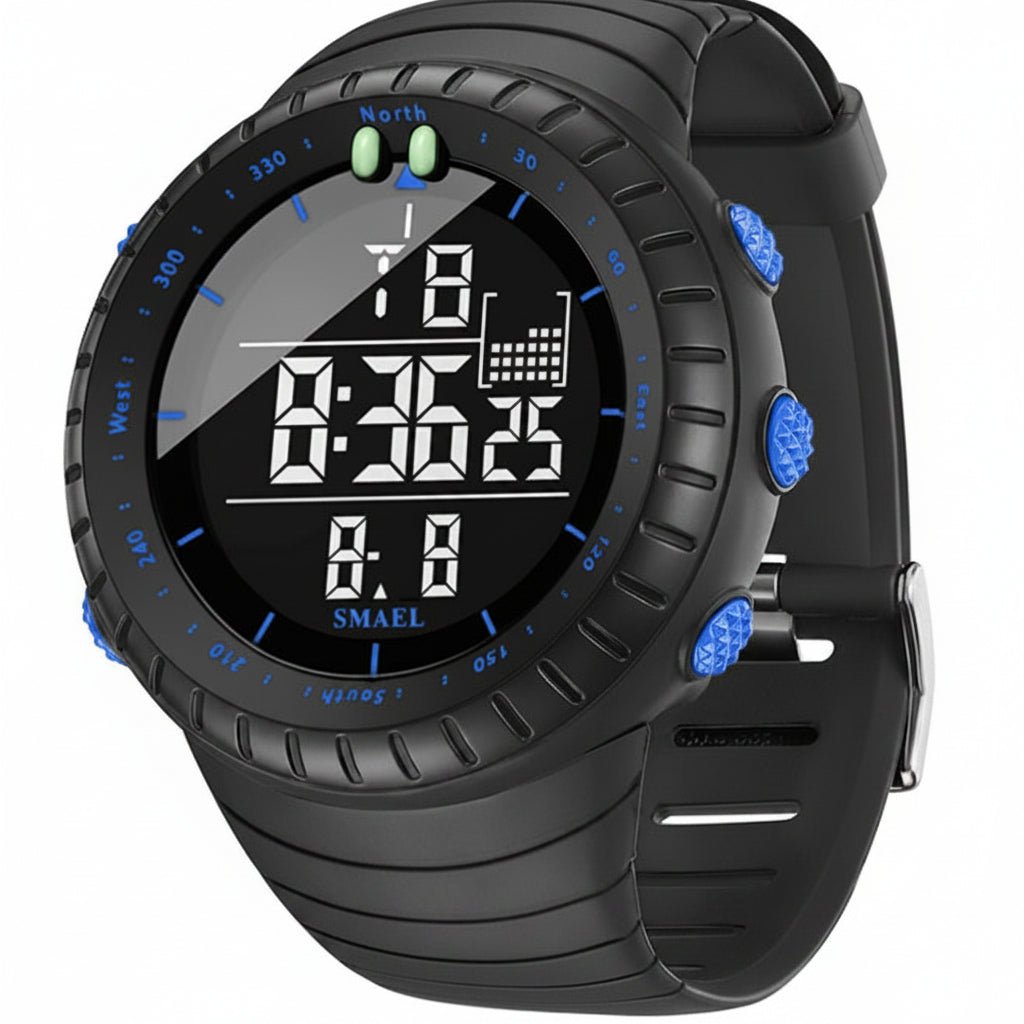 Mens Watches, Digital Wristwatch with Alarm and Stopwatch – image 10