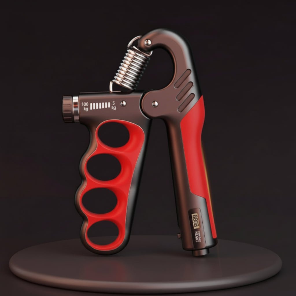 Grip Strength Trainer with Digital Counter, Hand Grip Strengthener 5-100 kg, Forearm Exerciser, Hand Gripper