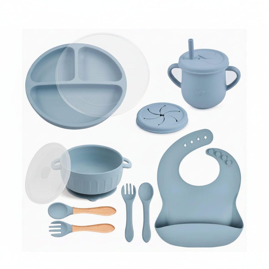 Weaning Plate, Silicone Baby Plate for Baby Led Weaning, Toddler Plate for Purees and First Foods – image 7