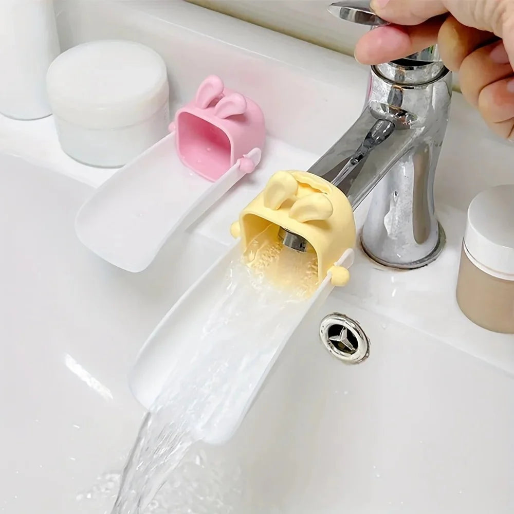 Cartoon Tap Extender with Splash Guard for Hand Washing, Child Bathroom Accessories – image 4