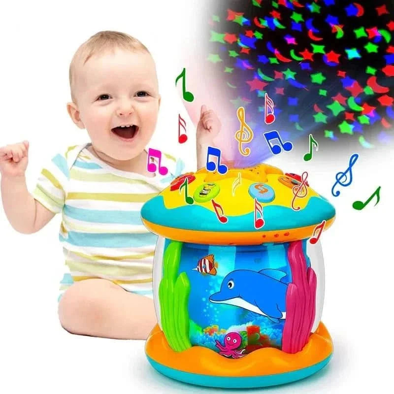 Toy Drum with Light Projection and Melodies – image 4
