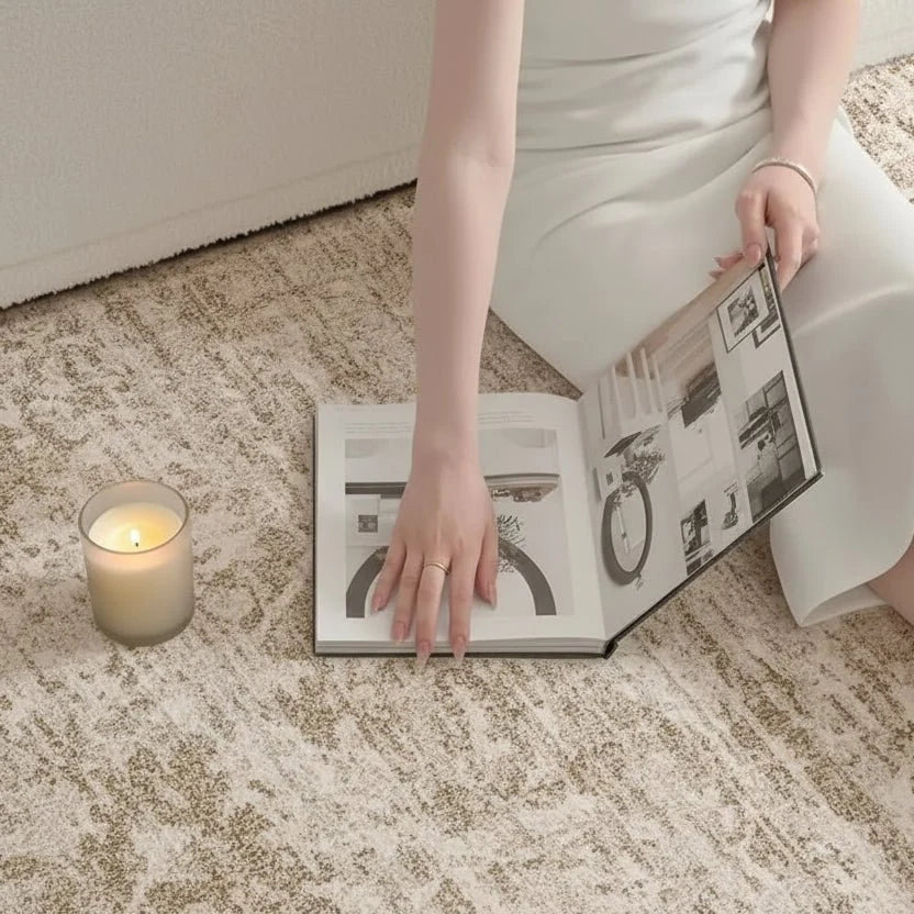 Large Rug for Living Room, Washable Rug with Non Slip Backing – image 4