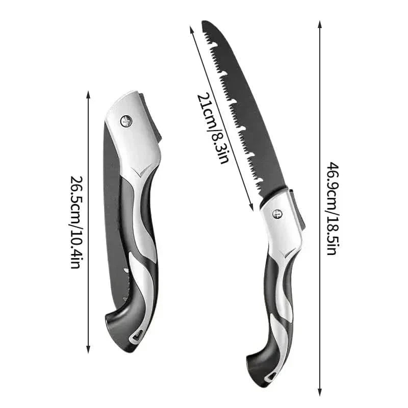 Folding Hand Saw, Pruning Saw for Tree Branches, Foldable Garden Saw with Non Slip Handle, Garden Tools for Pruning_07