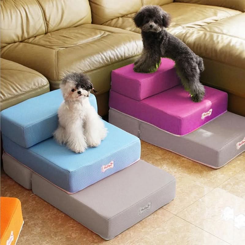 Dog Steps for Bed, Dog Sofa Steps, Dog Stairs with Washable Cover for Small Dogs and Cats_04
