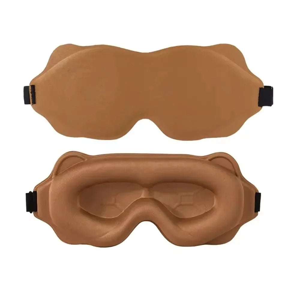 Eye Mask for Sleeping, 6D Memory Foam Sleep Mask for Deep Sleep, Light Blocking Eye Mask for Travel and Eyelashes_10
