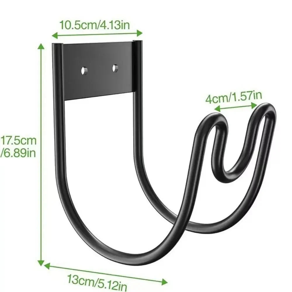Hose Pipe Holder Wall Mounted, Metal Garden Hose Holder for Outdoor Storage, Hosepipe Hanger for Garden Storage_05