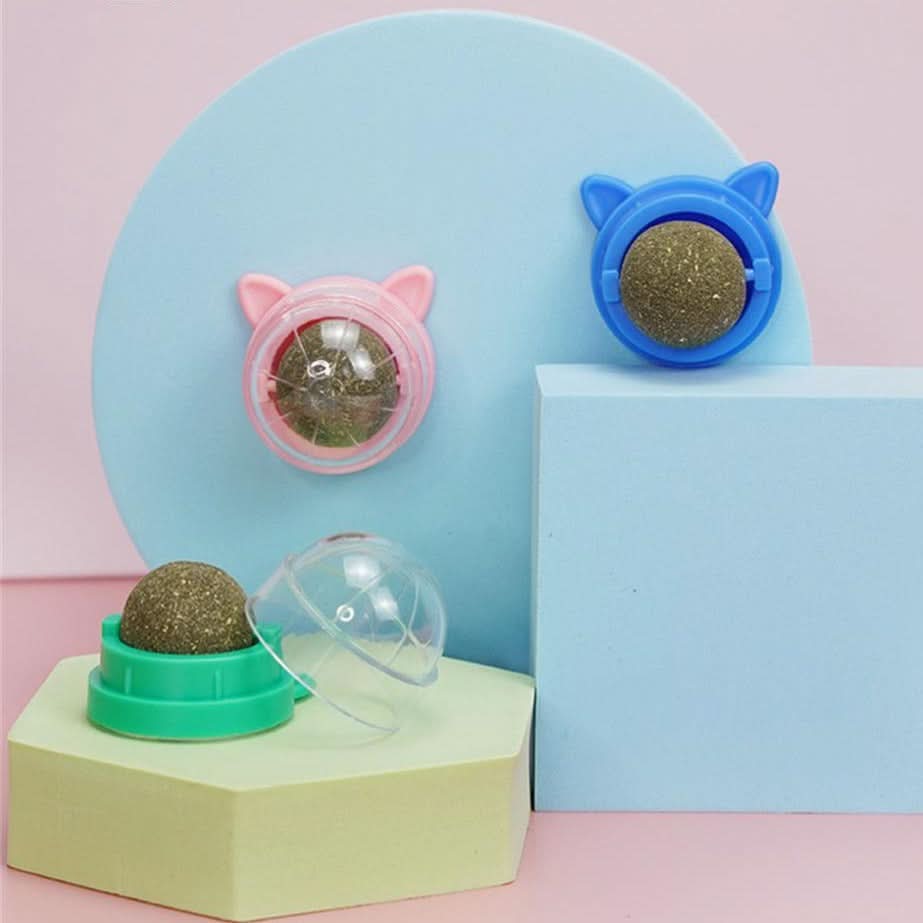 Catnip Toys for Cats, Interactive Cat Toys with 360 Degree Rotating Ball, Wall Mounted Kitten Toys for Indoor Cats_04