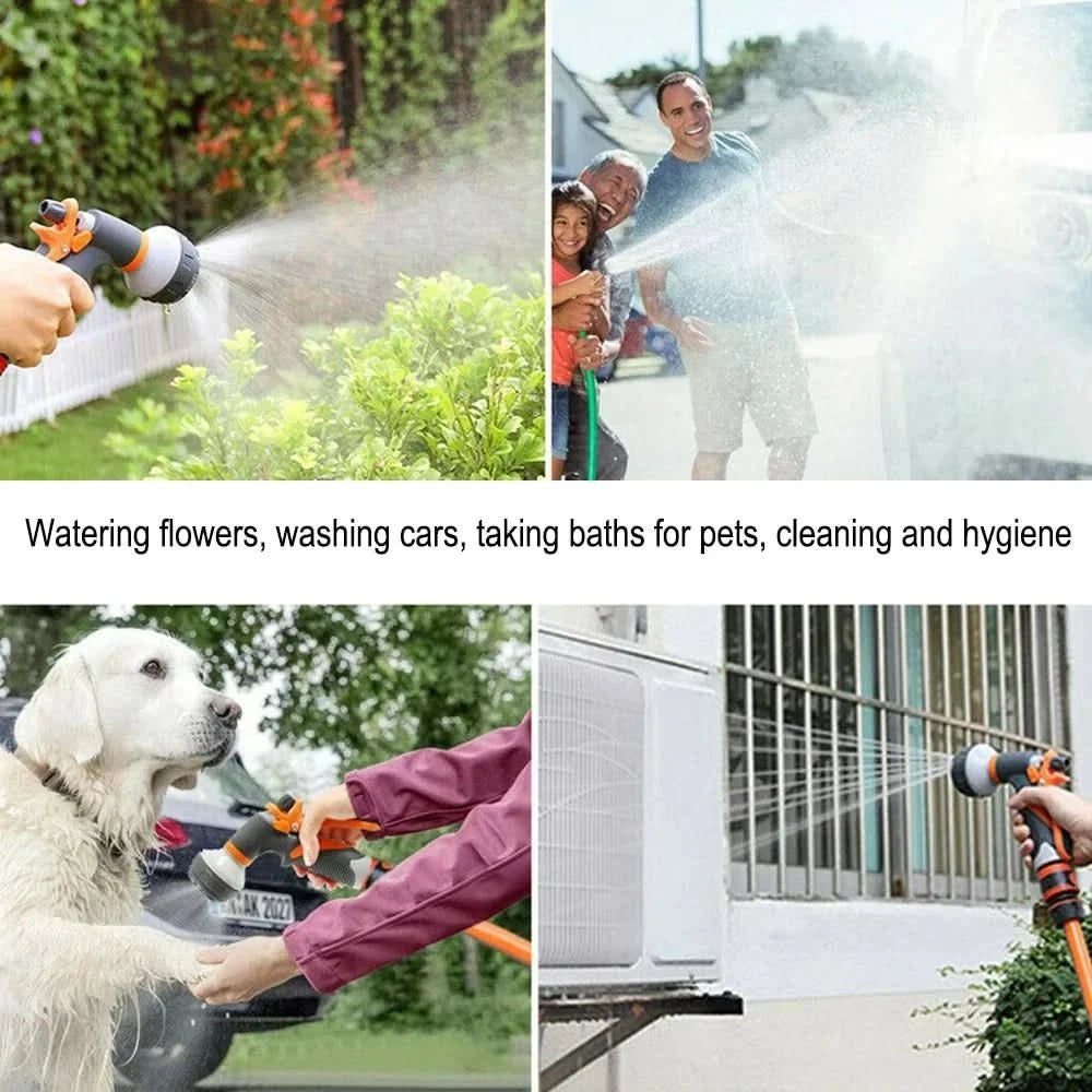 Watering Gun with 8 Spray Modes, Garden Hose Spray Gun, Hose Nozzle and Hose Attachment for Garden Watering_02