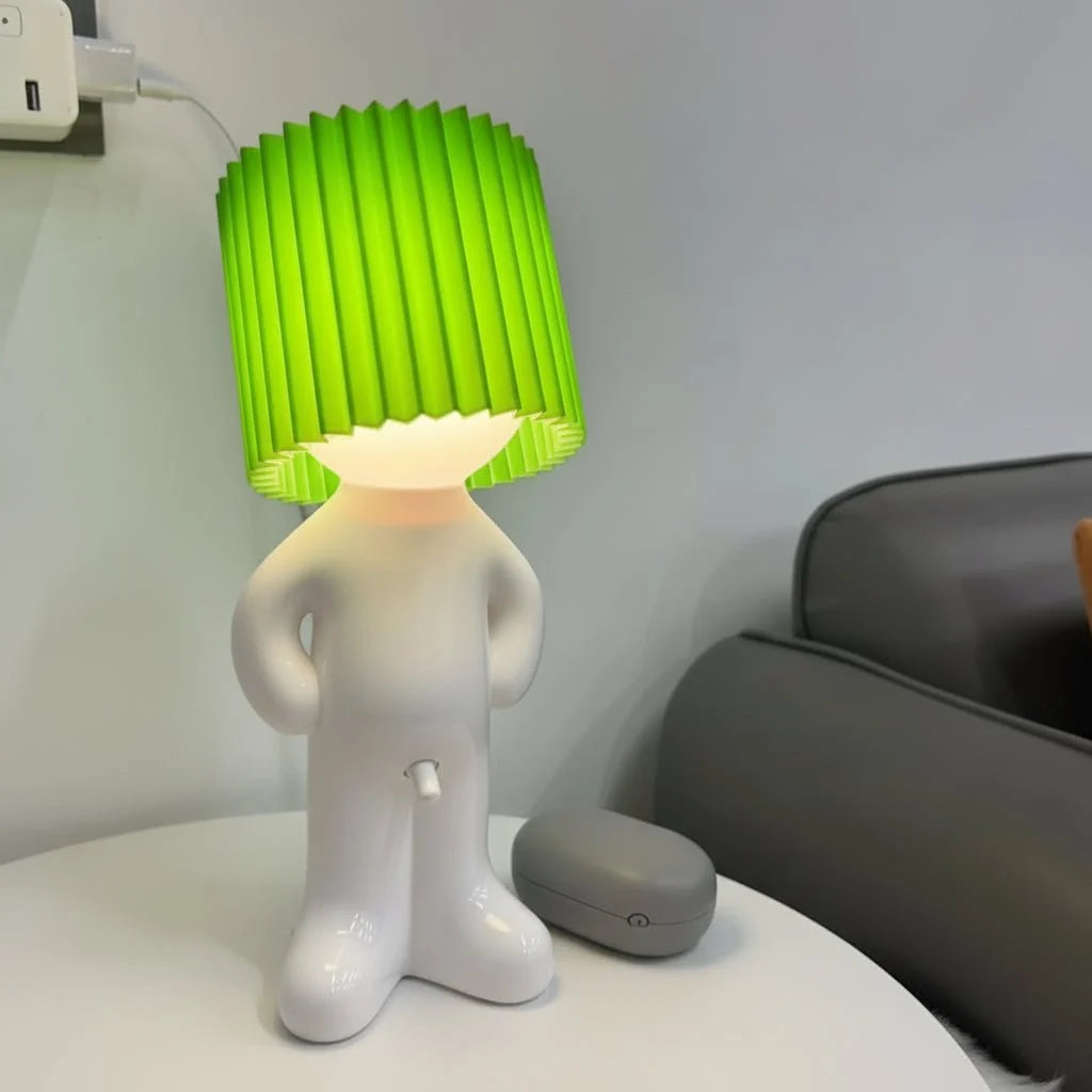Small Table Lamp with Wobble Design, LED Lamp for Living Room and Children's Room, Cute Ambient Lighting_09