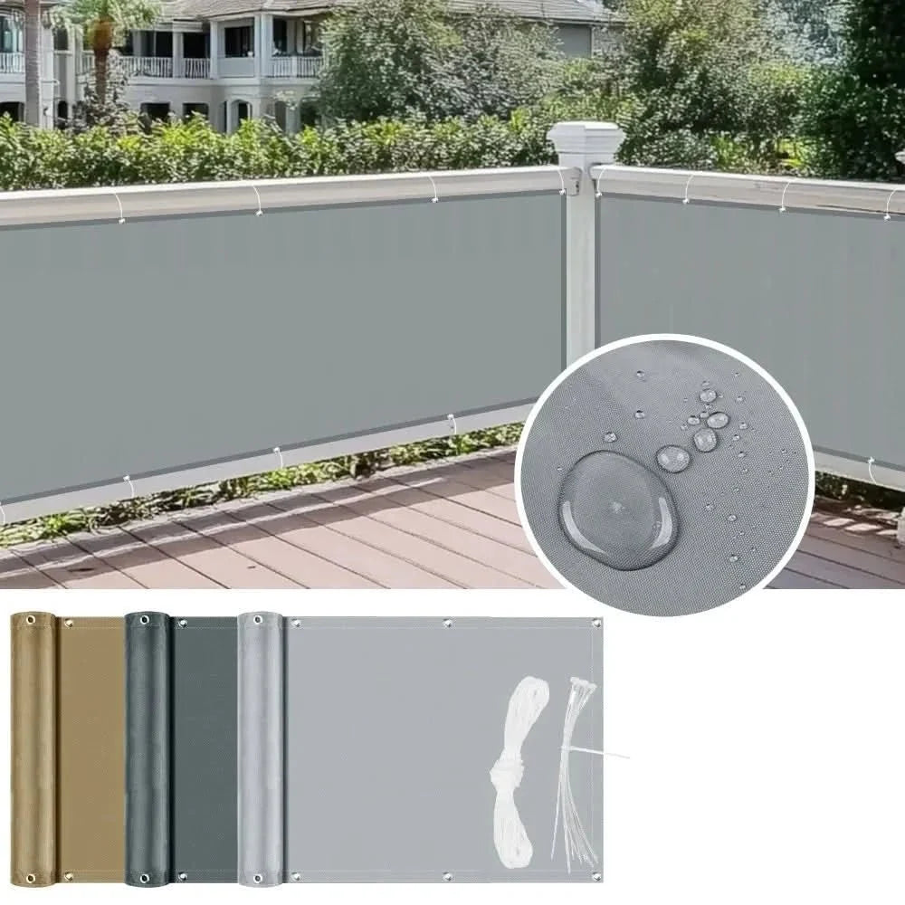 Garden Screening Privacy Screen, Balcony Privacy Screen with Eyelets, Fence Screening, Wind Break with UV Protection_01