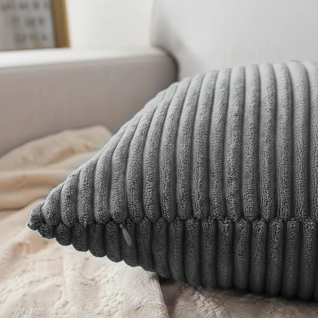 Cushion Covers Corduroy, Cotton Cushion Cover for Sofa, Decorative Pillow Covers, Soft Corduroy Pillowcase_03