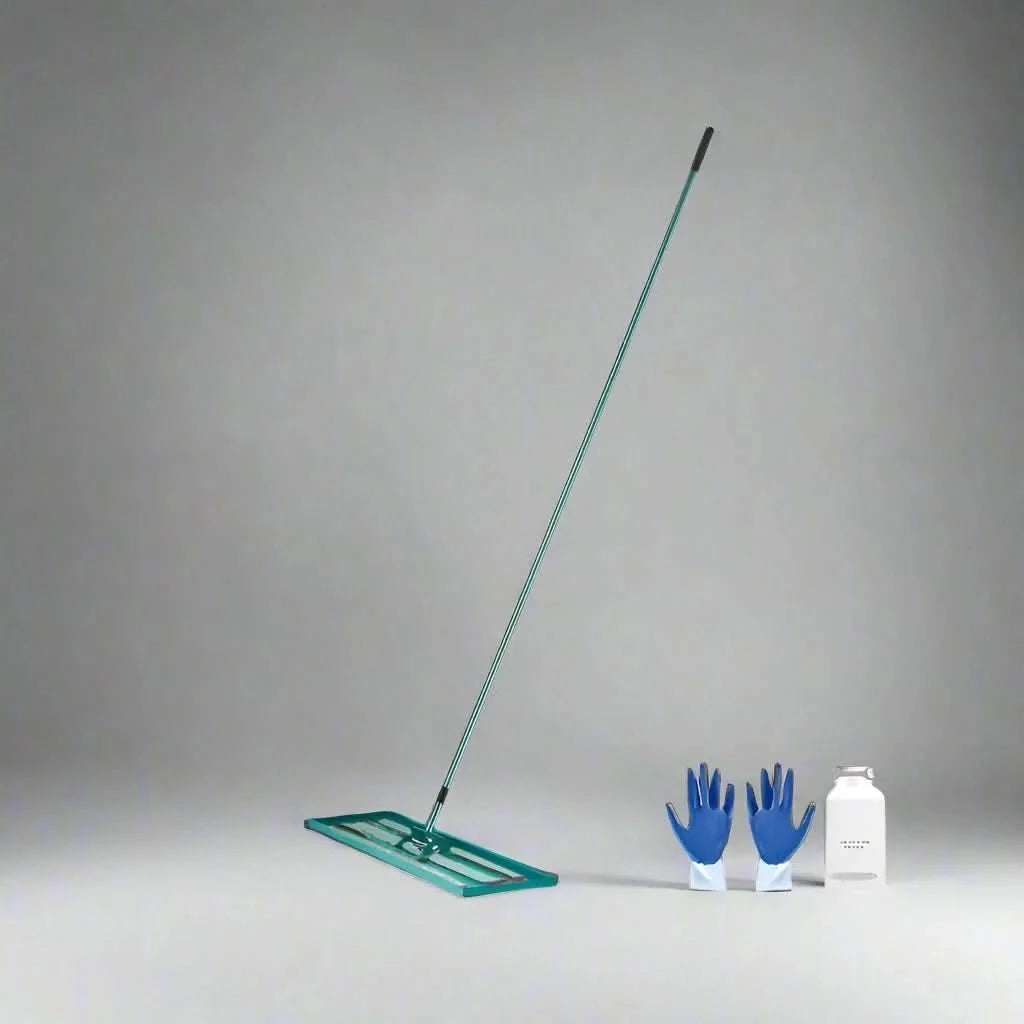 Garden Rake, Lawn Levelling Rake with Extra Long Handle