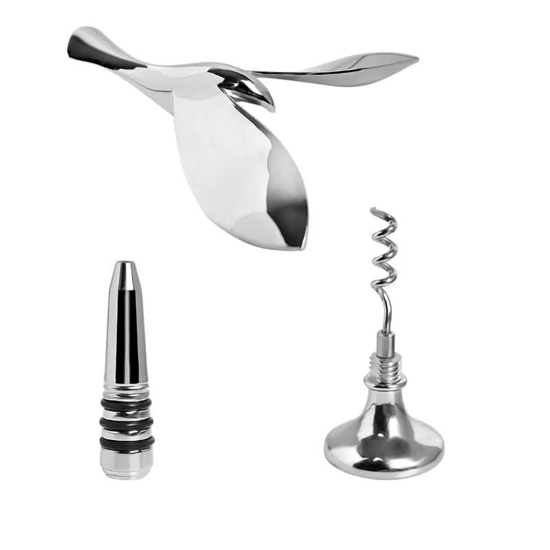 Bottle Opener, Self Balancing Bird Design Bottle Opener in Metal – image 8