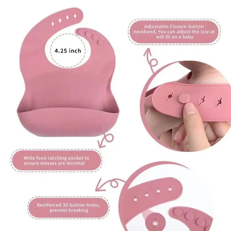 Weaning Plate, Silicone Baby Plate for Baby Led Weaning