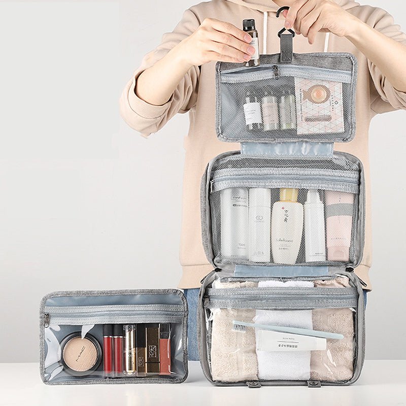 Cosmetic Organiser with 4 Compartments, Compact Wash Bag for Handbag – image 6