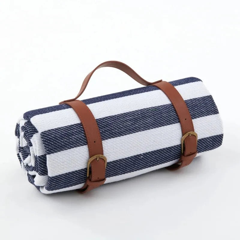 Picnic Blankets with Carrying Strap, Checkered Beach Blanket – image 14