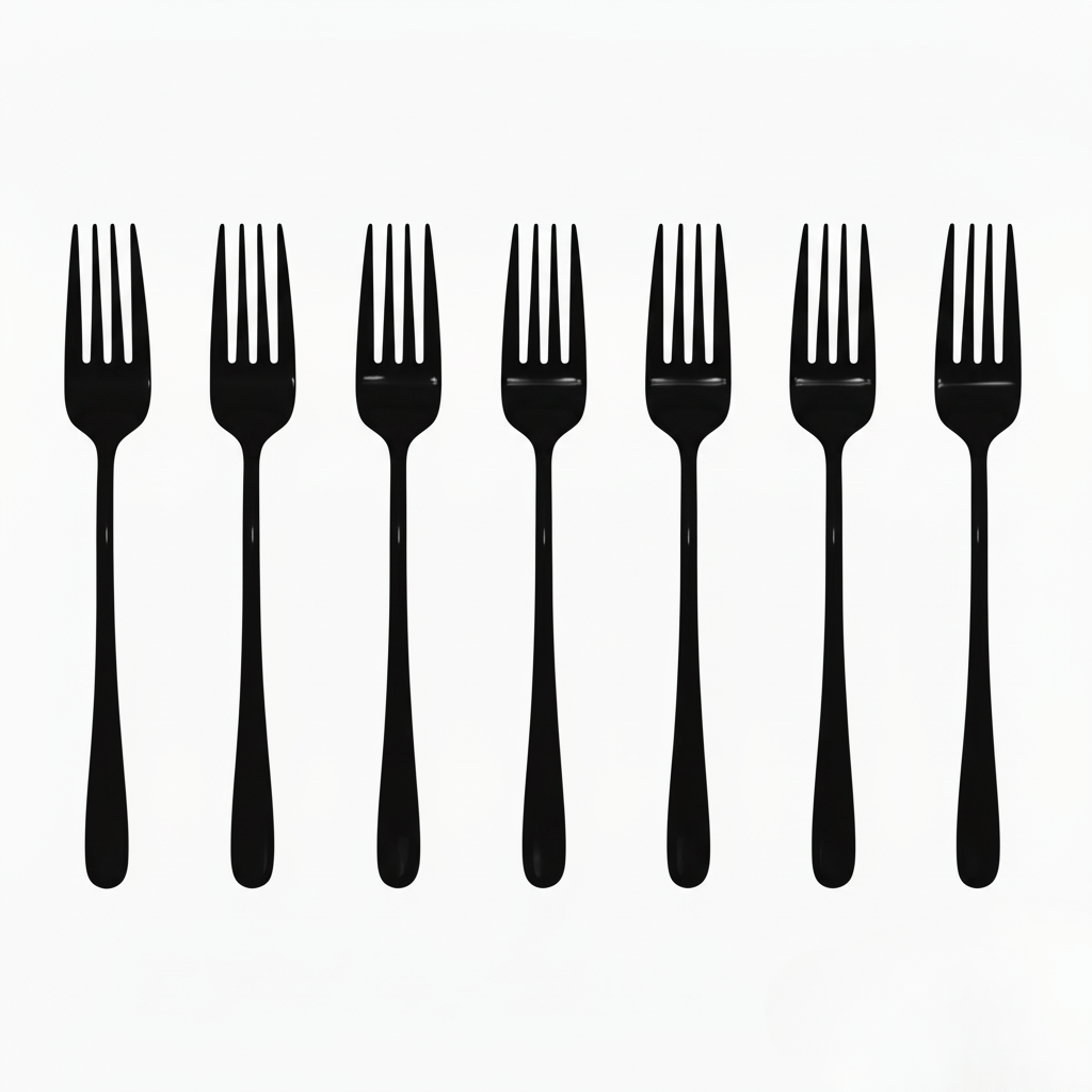 Fork Set, Dinner Forks with Mirror Polished Finish, Stainless Steel Cutlery in 8 Colours, Tableware_11