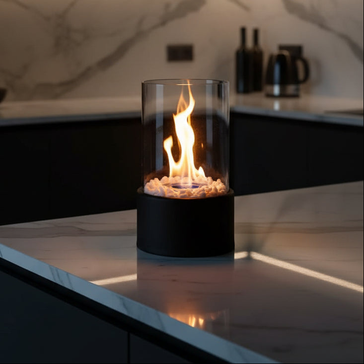 Bioethanol Fireplace, Portable Tabletop Fire Pit for Indoor and Outdoor Use, Modern Ethanol Fireplace with Real Flame_03