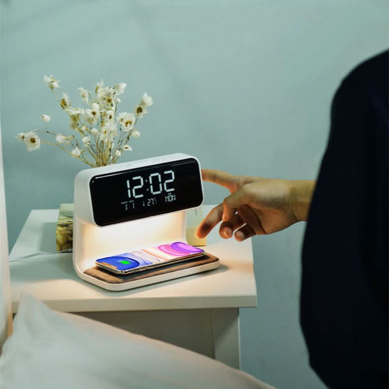 Alarm Clock with Wireless Charger, Digital Clock – image 6