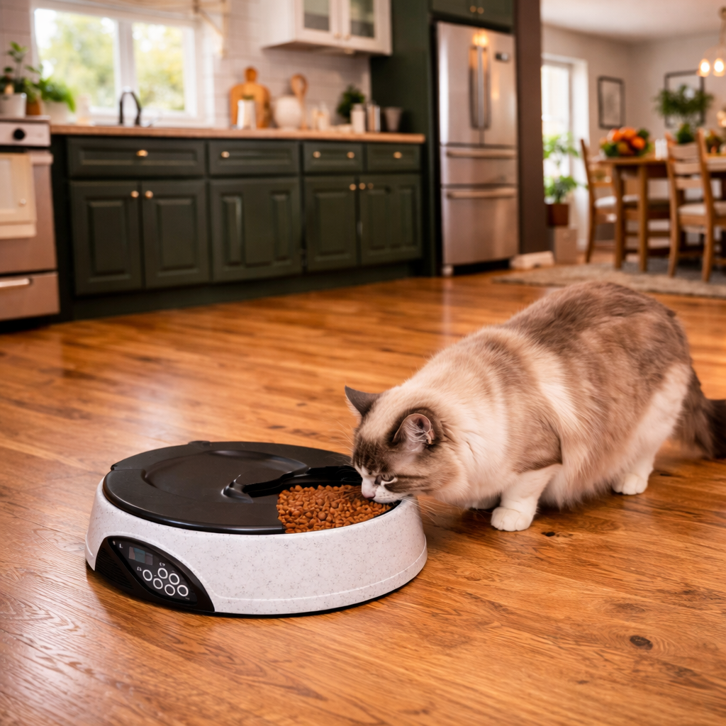 Smart Pet Feeder | Automatic Cat & Dog Feeder with Portion Control | Timed Meal Dispenser for Balanced Nutrition 3