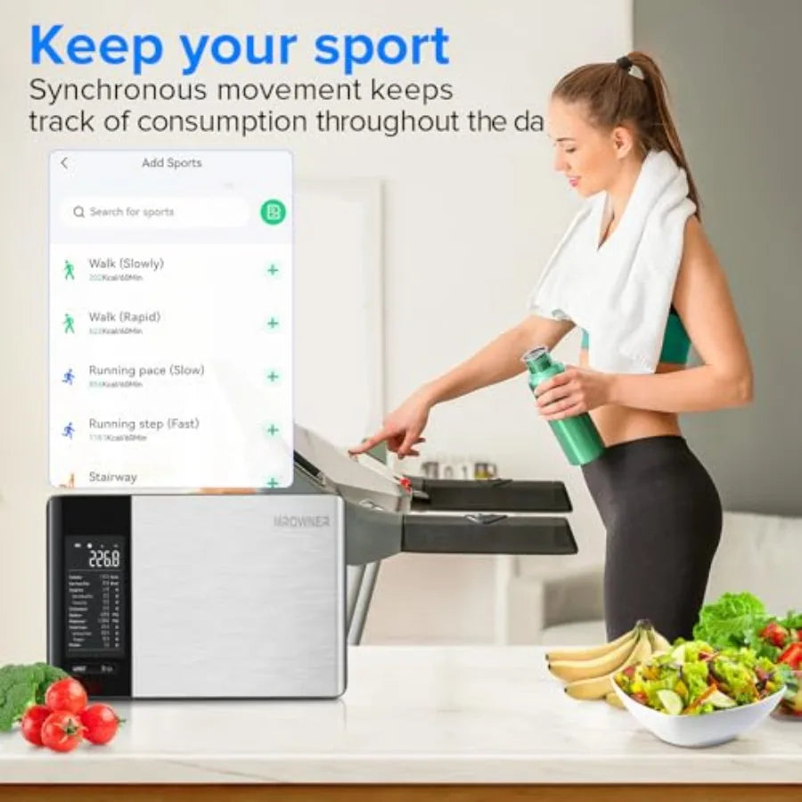 Smarte | Digital Kitchen Scale with Nutritional Calculator | Accurate Measurements for Healthy Cooking 4