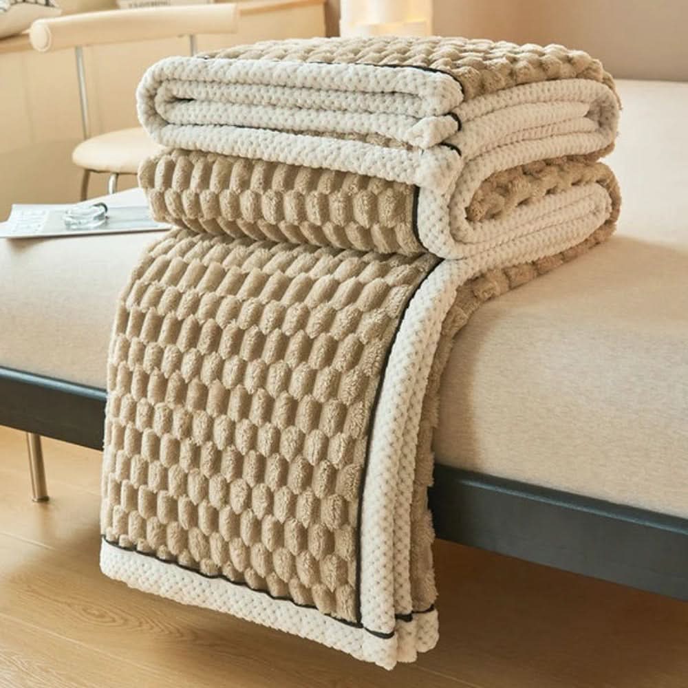 Sherpa Fleece Throw Blanket, Sofa Throws, Faux Fur Throw, Soft Fleece Blanket for Winter and Summer, Travel Blanket_10