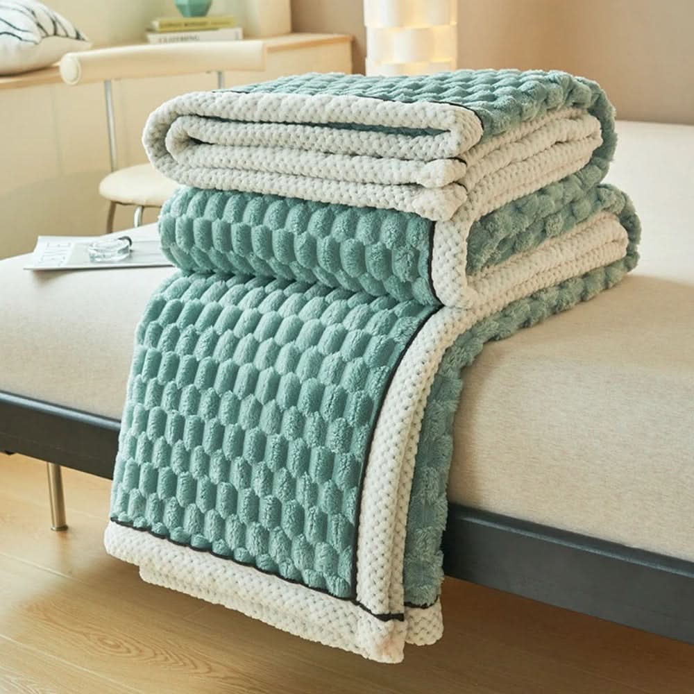 Sherpa Fleece Throw Blanket, Sofa Throws, Faux Fur Throw, Soft Fleece Blanket for Winter and Summer, Travel Blanket_11
