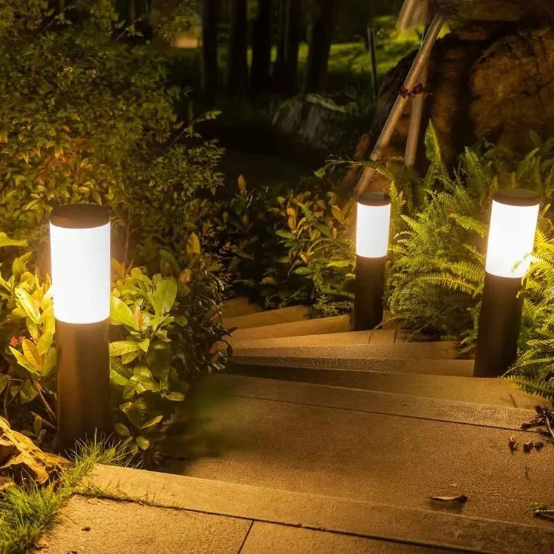 Solar Garden Lights, Outdoor Solar Lights Stainless Steel, Dusk to Dawn Lights, Outdoor Lighting for Garden Decorations_01