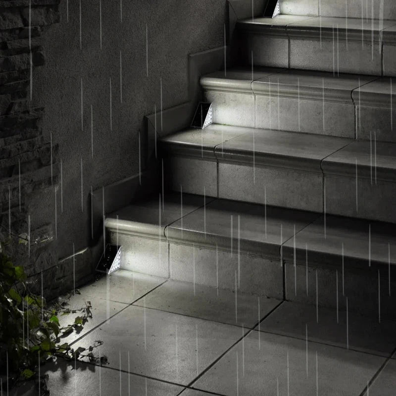 LED Step Lights, Outdoor Solar Lights for Stairs and Paths, Solar Stair Lights Weatherproof, Outdoor Lighting_03