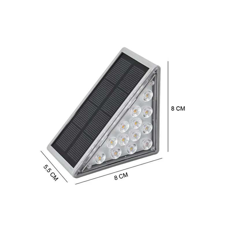 LED Step Lights, Outdoor Solar Lights for Stairs and Paths, Solar Stair Lights Weatherproof, Outdoor Lighting_05