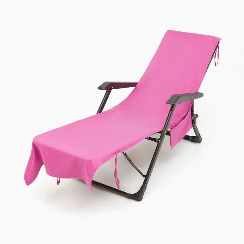Beach Towel with Pockets, Sun Lounger Towel with Non Slip Stretch Fit, Quick Dry Microfibre Towel for Pool and Garden_13