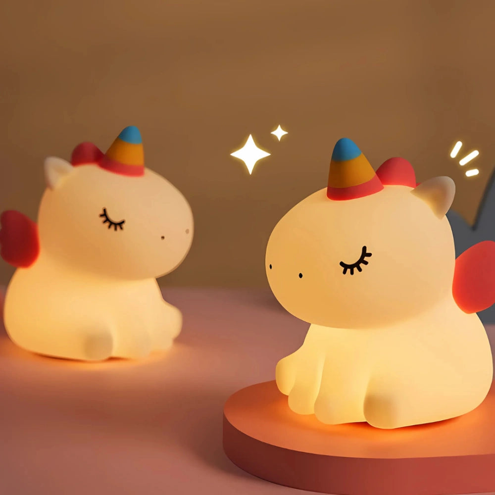 SqueezeBuddies | Night Light with Adjustable Brightness & Sleep Timer | Portable Relaxation Companion for Any Room 8