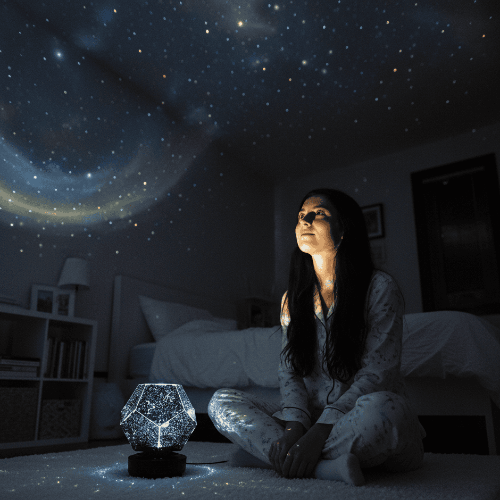 Galaxy Projector Light, Star Projector with Remote, Childrens Night Light, Colour Changing Bedroom Lighting_05