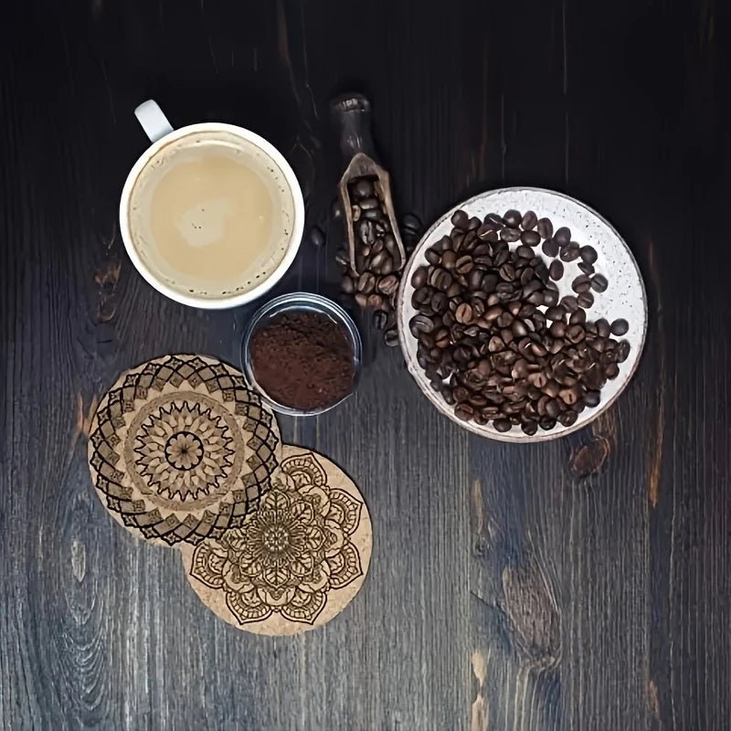 Wooden Drink Coasters, Heat Resistant Table Decor and Kitchen Accessories – image 5