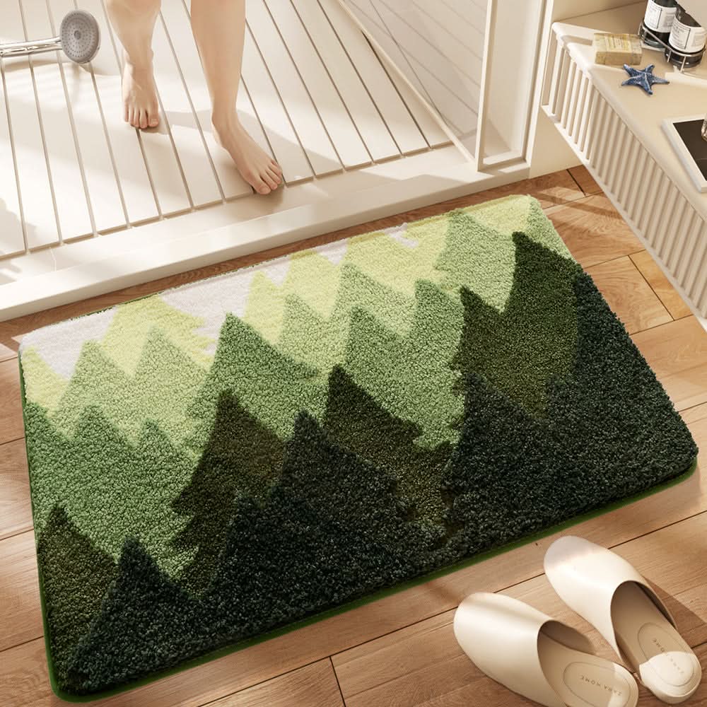 Bath Mats, Quick Dry Bath Rug with TPR Backing – image 9