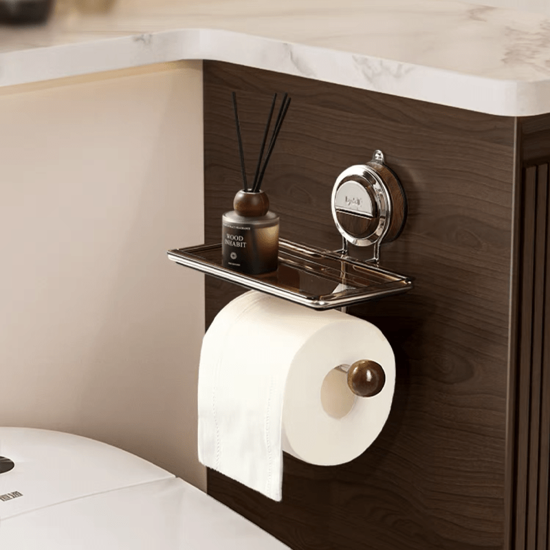 Toilet Roll Holder No Drill, Suction Toilet Roll Holder, Stainless Steel Toilet Paper Holder, Bathroom Accessories_11
