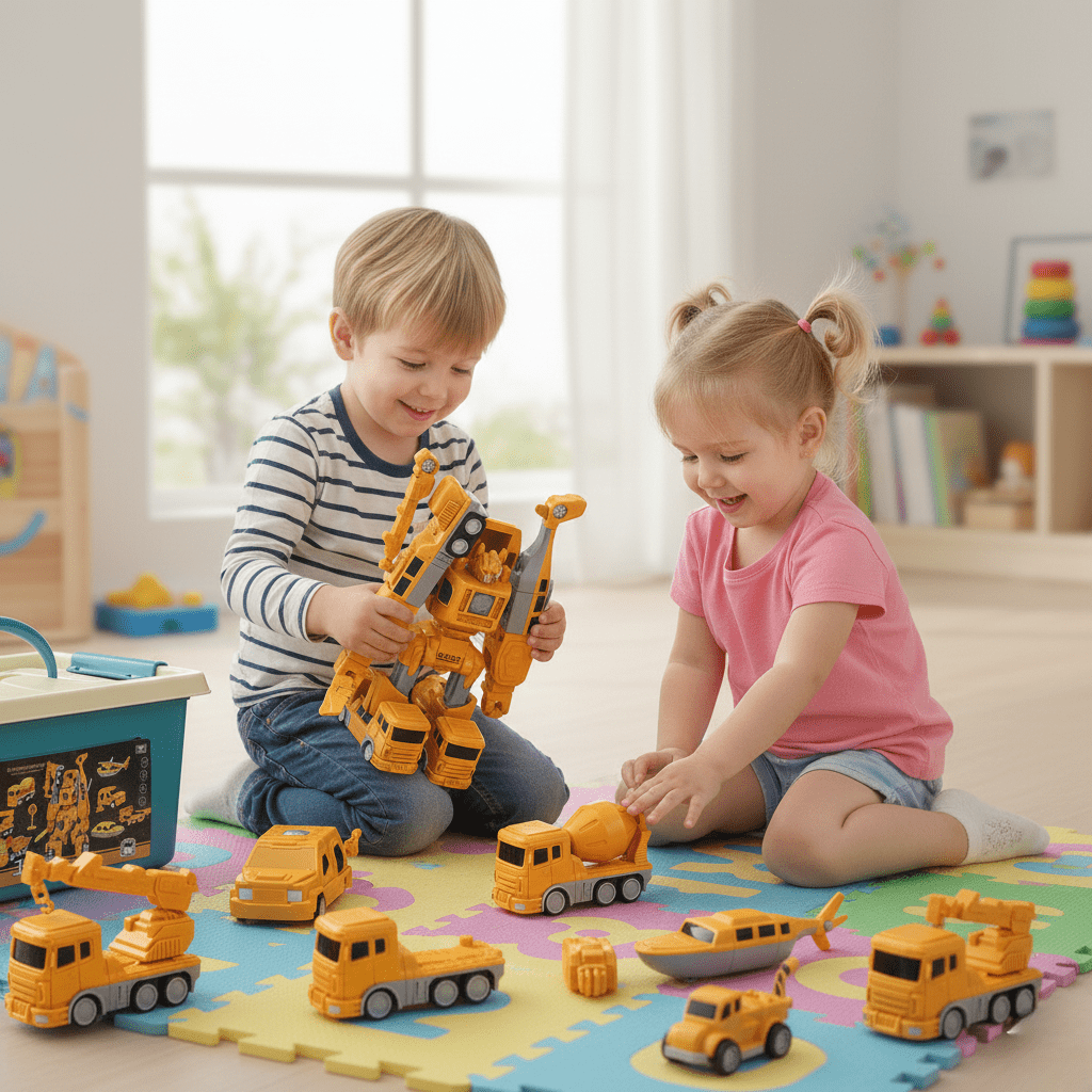 Magnetic Vehicles, Magnetic Blocks for Kids, Magnetic Toys for 4 Year Olds, Build Your Own Car Toy_03