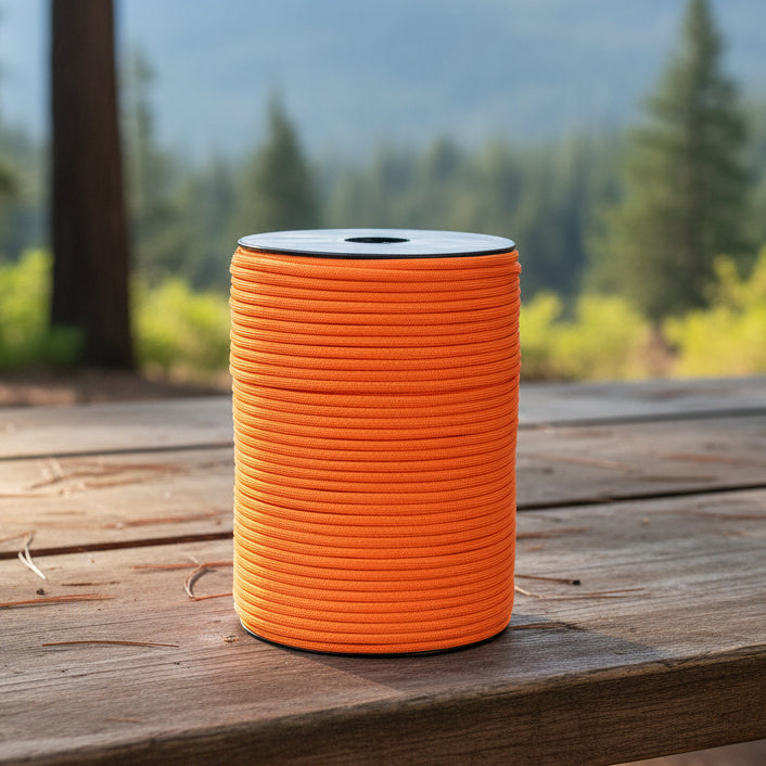 550 Paracord Parachute Rope 100 m, 4 mm Nylon Rope for Camping and Survival, 9 Strand Braided Rope_00