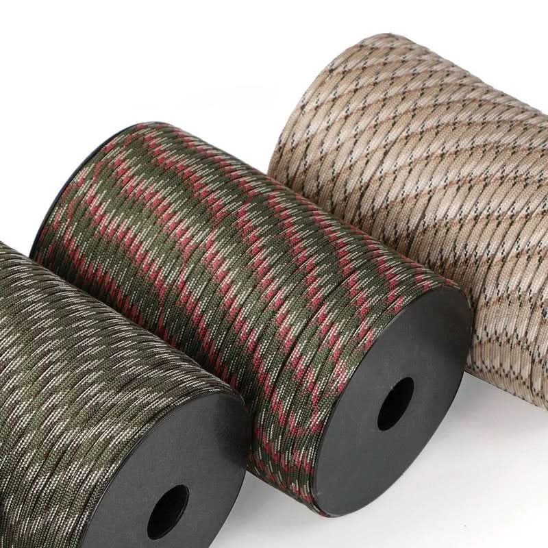 550 Paracord Parachute Rope 100 m, 4 mm Nylon Rope for Camping and Survival, 9 Strand Braided Rope_08