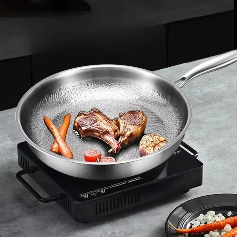 Titanium Hammered | Non-Stick Frying Pan with Superior Heat Distribution | Durable Cookware for Effortless Cooking 1