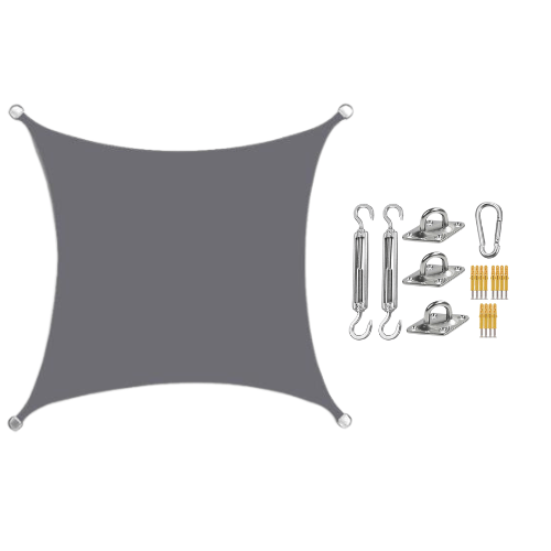 Waterproof Awning with 98% UV Protection, Patio Awning, Garden Sun Shade with Mounting Set, Outdoor Canopy in 9 Colours_06