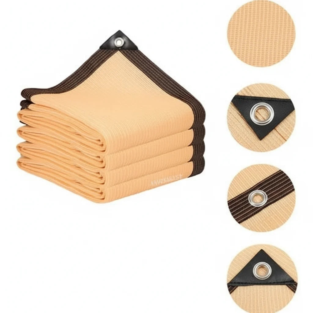 Garden Shade Sail, Vehicle Sun Shade in Beige or Black – image 7