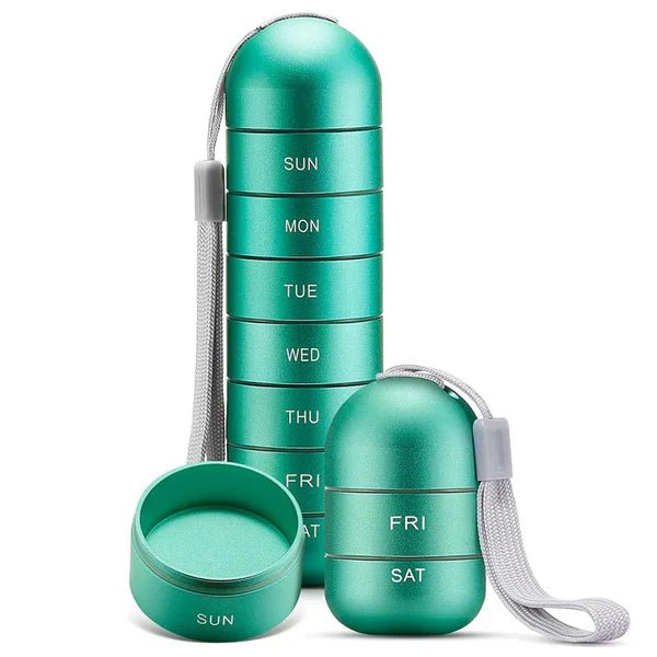 Pill Organizer 7 Day, Weekly Pill Box for Travel, Pill Organiser Box with Daily Compartments_03