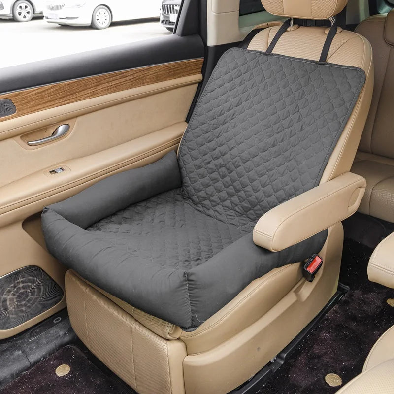 Travel Buddy | Dog Car Seat Cover with Waterproof Protection | Comfortable Travel Bed for Small & Medium Dogs 7