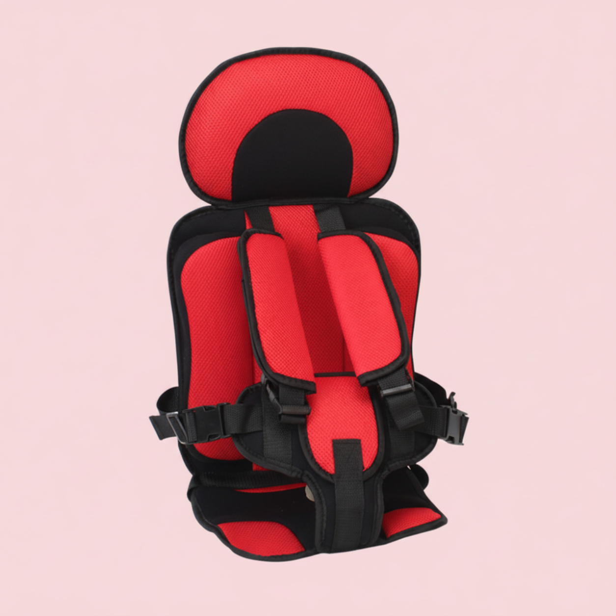Travel Buddy | Portable Booster Car Seat with 5-Point Harness | Foldable Design for Easy Transport 8