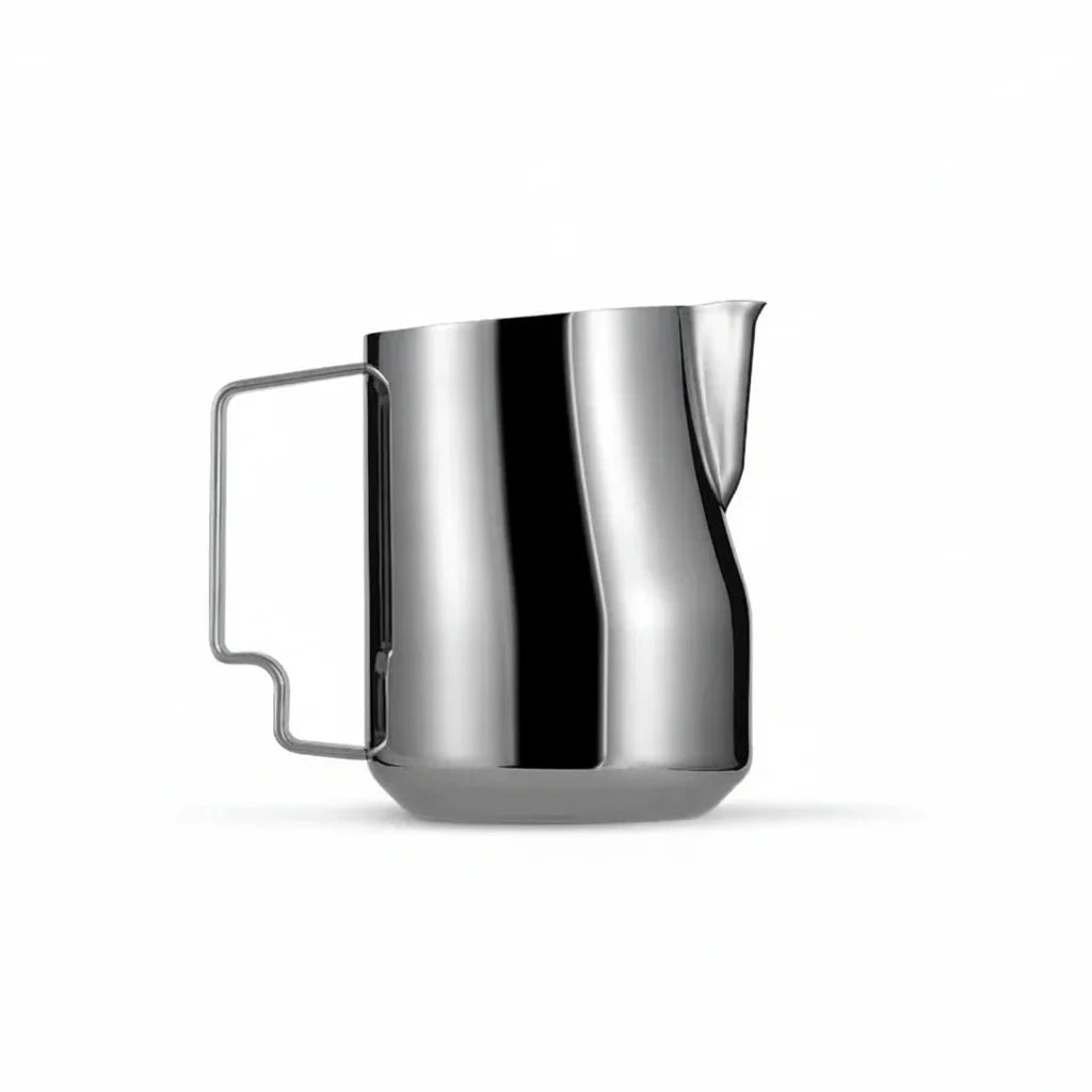Stainless Steel Milk Jug for Latte Art, Milk Frothing Jug with Turbine Interior, Coffee Machine Accessories_11