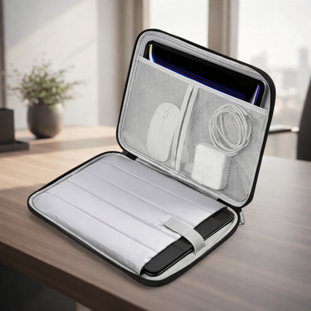 Laptop Sleeve for MacBook Air, Slim Laptop Bag with Shock Absorbing Padding, Padded Laptop Case for Commuters