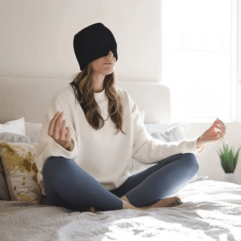 Heated Eye Mask for Migraine Relief, Cooling Eye Mask and Cold Compress